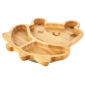 Дитяча бамбукова секційна тарілка на присосці Miniland Frog - lebebe-boutique - 2