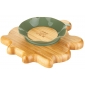 Дитяча бамбукова секційна тарілка на присосці Miniland Frog - lebebe-boutique - 3