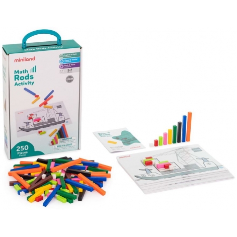 Математичний набір Miniland Math Rods Activity