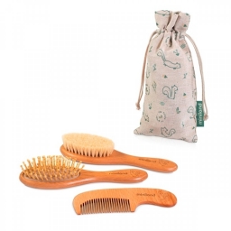 Набір дерев'яних гребінців Miniland Natur Haircare Chip