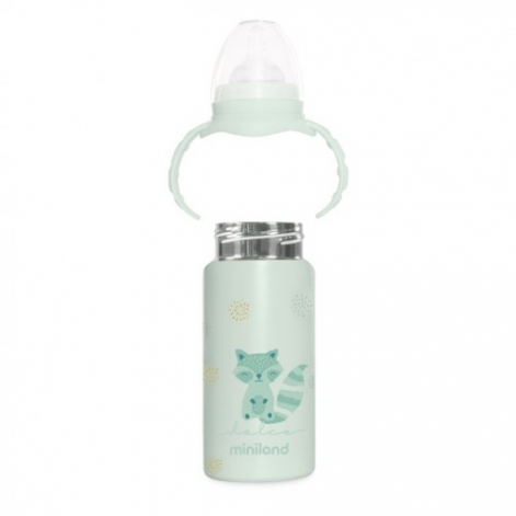 Термопоїльник Miniland Thermobaby Mint с cocкой 240 мл - lebebe-boutique - 2