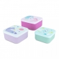 Набір з 3 контейнерів для їжі Miniland Fantasy 250 мл, 350 мл та 540 мл