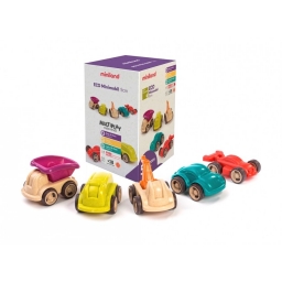 Набір машинок Miniland Eco Minimobil 12 см