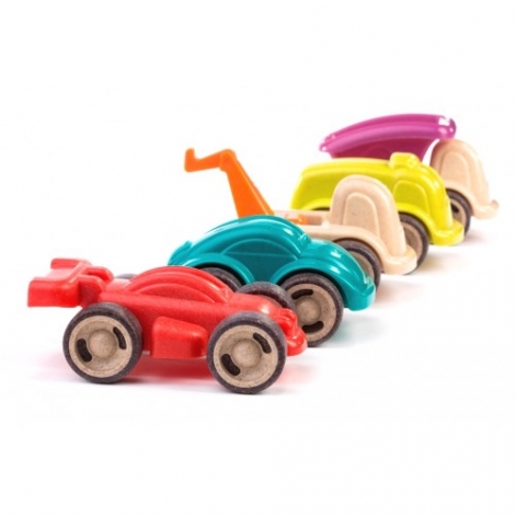 Набір машинок Miniland Eco Minimobil 12 см - lebebe-boutique - 3