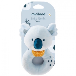 М’яке брязкальце Miniland «Koala» — сенсорна іграшка для немовлят 0+