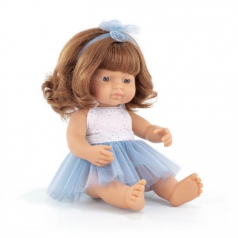 Лялька Miniland 38 см дівчинка руда в одязі 38 см - lebebe-boutique - 2