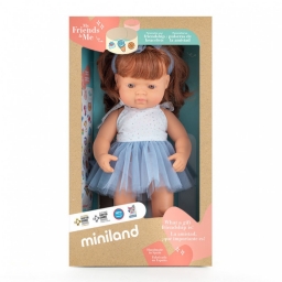 Лялька Miniland 38 см дівчинка руда в одязі 38 см