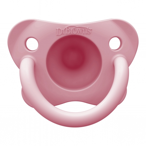 Силіконова пустушка HappyPaci від Dr. Brown’s® колір рожевий, 0+ міс., 1 шт. в упаковці - lebebe-boutique - 2