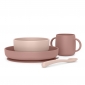 Набір посуду для годування "Colour Essence"/рожевий - lebebe-boutique - 2