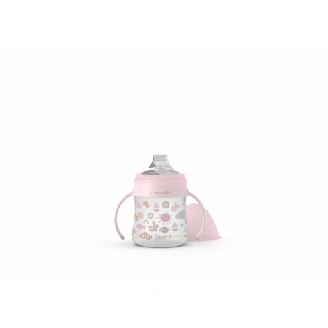 Чашка з силіконовим носиком, 150 мл,+4 місяці, "Memories - історії малюків"/рожева - lebebe-boutique - 3