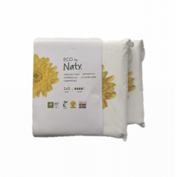 Одноразові гігієнічні жіночі прокладки ECO BY NATY, 10шт