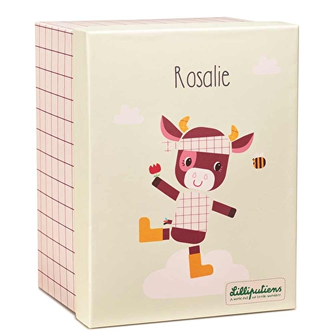 Мягкая игрушка в подарочной коробке Lilliputiens Коровка Розали (83248) - lebebe-boutique - 3