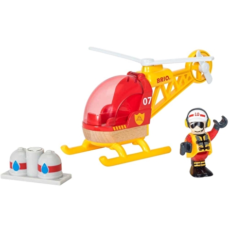 Пожежний вертоліт BRIO (33797) - lebebe-boutique - 2