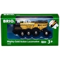 Могутній золотий локомотив BRIO на батарейках (33630) - lebebe-boutique - 7