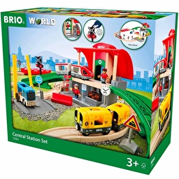Детская железная дорога BRIO с центральным вокзалом (33989)