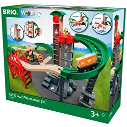 Игровой набор BRIO Погрузочный пункт с лифтом (33887)