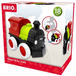 Іграшка для малюків BRIO Поїзд з парою (30411)