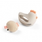 Сенсорний брязкальце‑гризунець Clucky Піщаний. - lebebe-boutique - 2