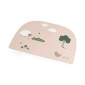 Силіконовий килимок під тарілку Tiny Farm, пудровий - lebebe-boutique - 2