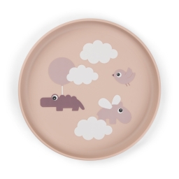 Тарілка Foodie Happy Clouds Пудрова