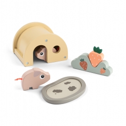 Ігровий набір Tiny Farm Pigee, 10 дерев’яних фігурок