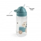 Пляшечка з трубочкою Tiny Farm, синя, 350 мл - lebebe-boutique - 3