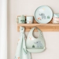 Cиліконова тарілка Stick&Stay Playground, синій - lebebe-boutique - 3
