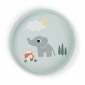 Cиліконова тарілка Stick&Stay Playground, синій