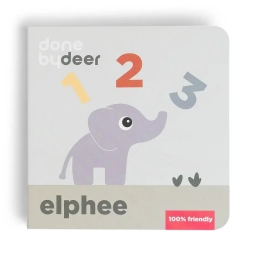 Картонна книжка «Рахуємо з Elphee» Done by Deer, мікс кольорів