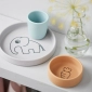 Силіконовий набір для вечері Elphee Сірий/Гірчиця/Синій - lebebe-boutique - 2