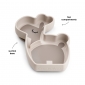 Силіконова тарілка з присоскою Stick & Stay Lalee Пісочна - lebebe-boutique - 2
