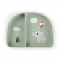 Розділена мисочка Stick&Stay Playground, зелена