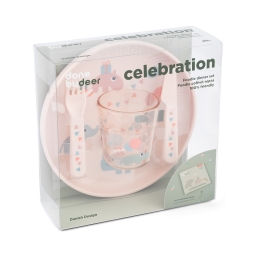 Набір посуду Foodie Celebration пудровий, 4 предмети