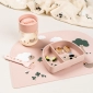 Розділена мисочка Stick&Stay Tiny Farm, пудрова - lebebe-boutique - 3