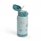 Термопляшка з трубочкою Tiny Farm (340 мл), синій - lebebe-boutique - 2