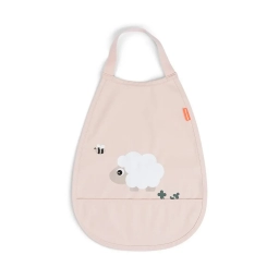 Нагрудник Pull-over Tiny Farm, пудровий