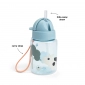 Пляшка з трубочкою Tiny farm Синя 280 мл - lebebe-boutique - 3