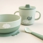 Перший набір для їжі Foodie з присоскою Happy Clouds Зелений - lebebe-boutique - 2