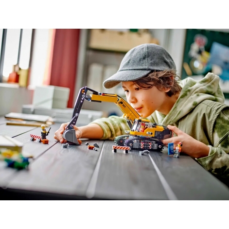 LEGO Конструктор City Жовтий будівельний екскаватор - lebebe-boutique - 9