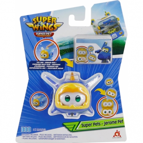 Super Wings Ігрова фігурка Super Pet Джером улюбленець (Jerome pet), світло - lebebe-boutique - 10