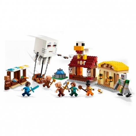 LEGO Конструктор Minecraft Напад на село з повітряною кулею Ґаст - lebebe-boutique - 4