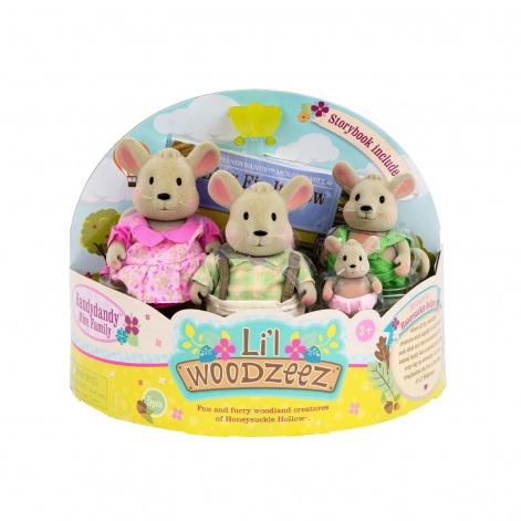 Li`l Woodzeez Набір фігурок - Сім'я Мишей - lebebe-boutique - 7