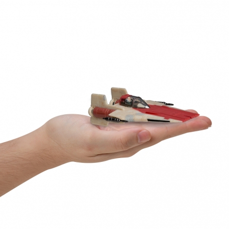 Star Wars Ігрова колекційна фігурка Small Vehicle Транспорт та фігурка A-Wing 7.5см - lebebe-boutique - 8