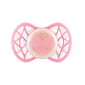Nuvita Пустушка Air55 Cool 0міс+, симетрична, з ковпачком, світиться у темряві, серце, рожевий