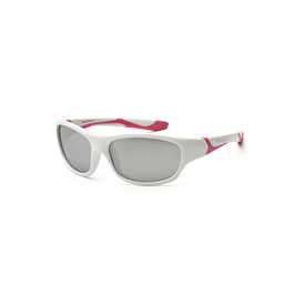 Сонцезахисні окуляри Koolsun SPORT, біло-рожеві 6+