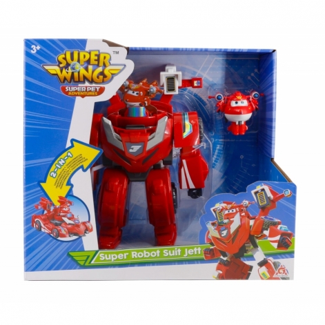 Super Wings Ігровий набір Super Robot Suit Джетт (Jett) - lebebe-boutique - 3