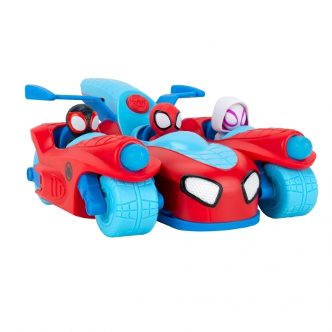 Spidey Ігровий набір 3 в 1 Deluxe Feature Vehicle Спліт команда Спайді (Spidey Team Split Racer) - lebebe-boutique - 2