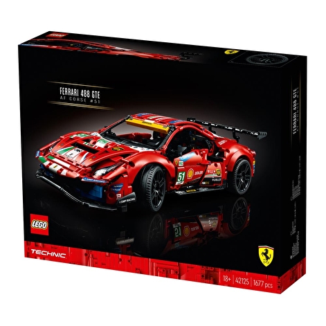LEGO Конструктор Technic Ferrari 488 GTE "AF Corse # 51" 42125 - lebebe-boutique - 6