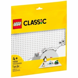 LEGO Конструктор Classic Базова пластина білого кольору 11026