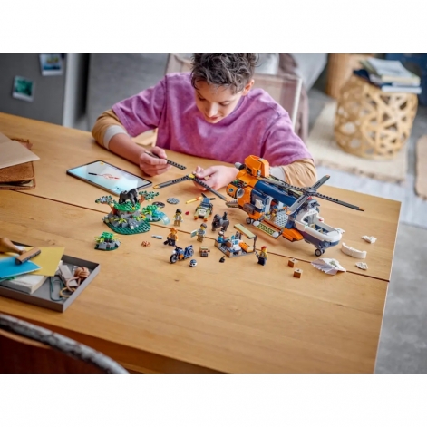 LEGO Конструктор City Вертоліт у базовому таборі для дослідження джунглів - lebebe-boutique - 9